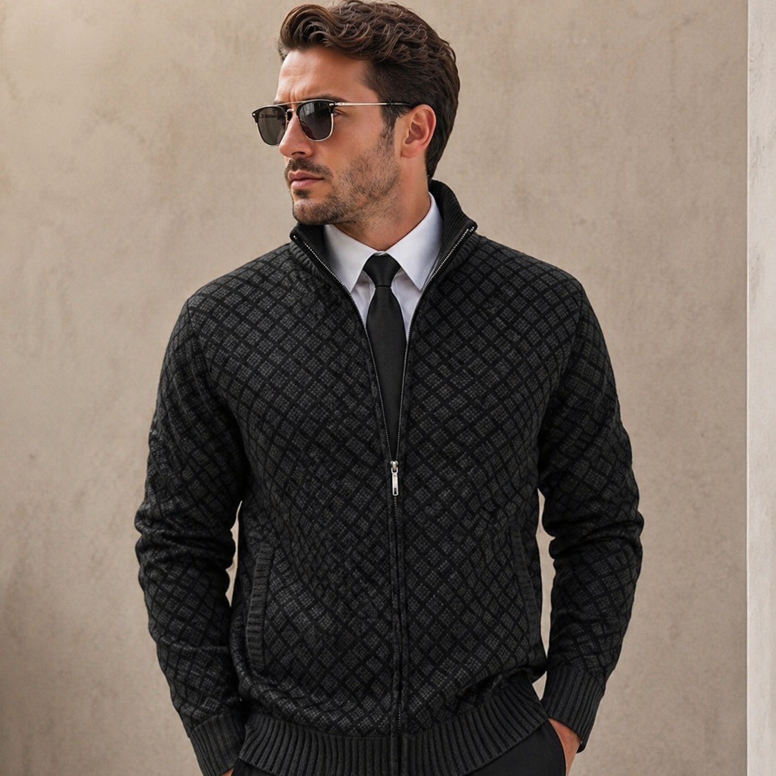 Leon | Premium Casual Strickjacke