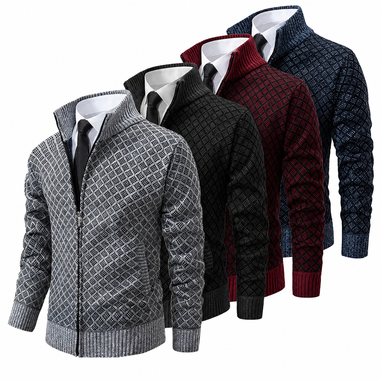 Leon | Premium Casual Strickjacke