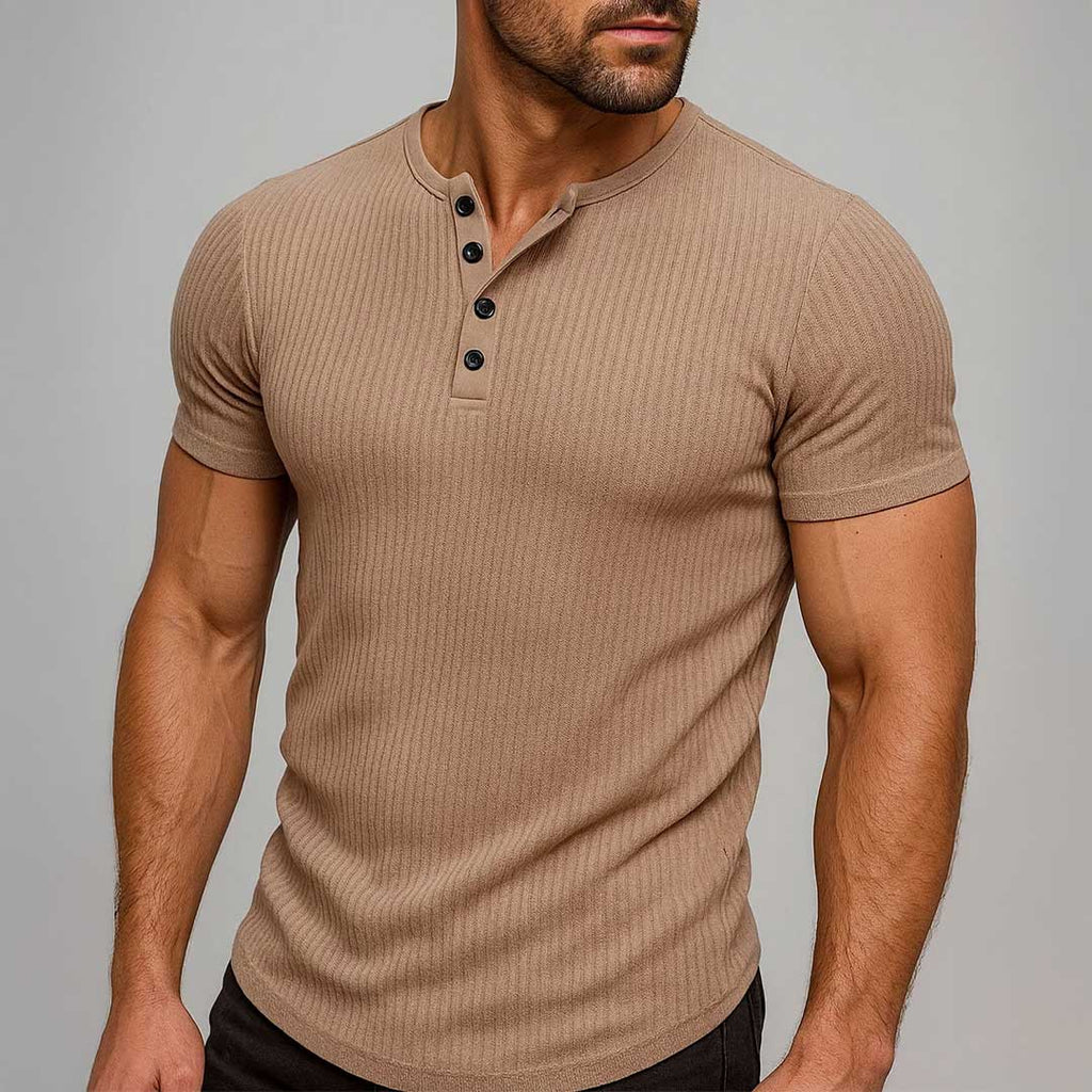 Men's Ultra Comfortable Henley Shirt