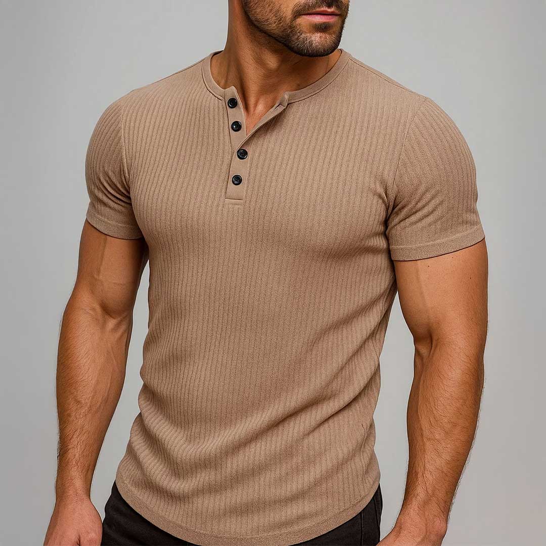 Men's Ultra Comfortable Henley Shirt