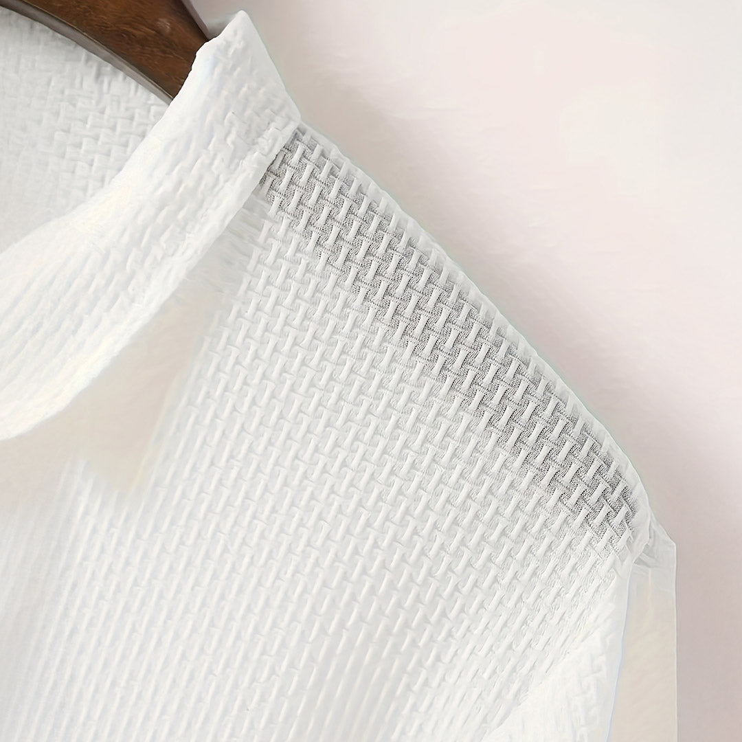 Rivaro - Men's Ultra Comfortable Long Sleeve Polo Shirt