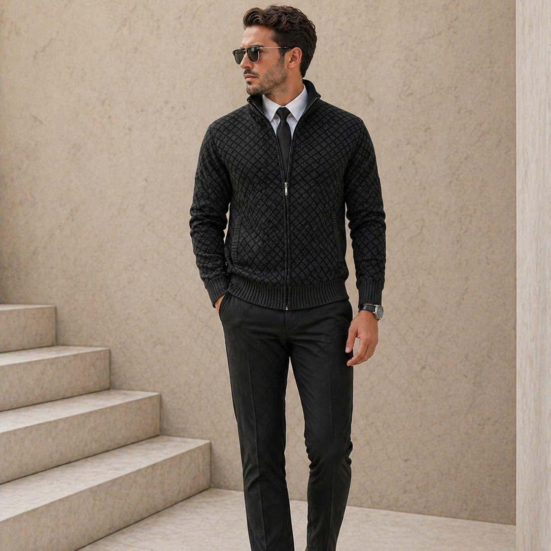 Leon | Premium Casual Strickjacke