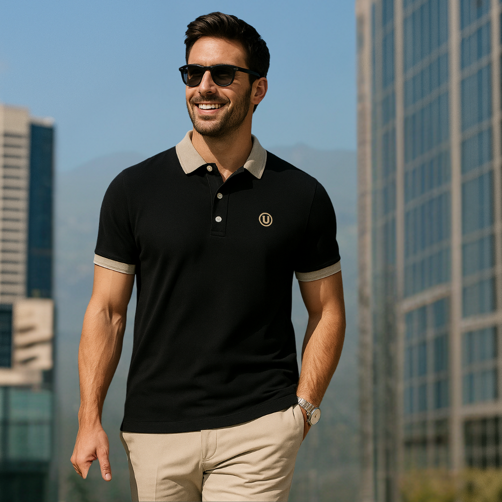 Men's Casual Stretch Polo
