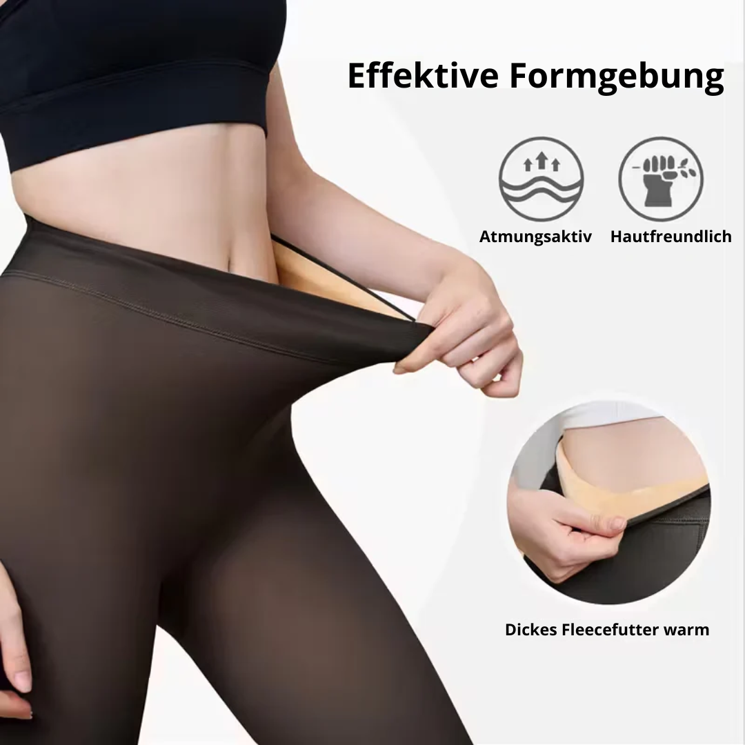 Thermaluxe Fleecegefütterte Thermo-Strumpfhose – Kaufe 1, erhalte 1 GRATIS