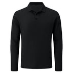 Rivaro - Men's Ultra Comfortable Long Sleeve Polo Shirt