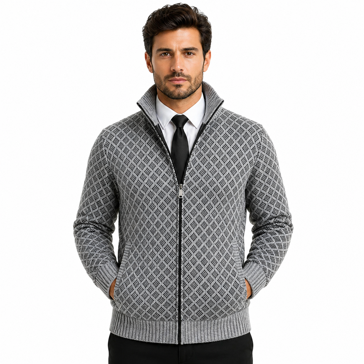 Leon | Premium Casual Strickjacke